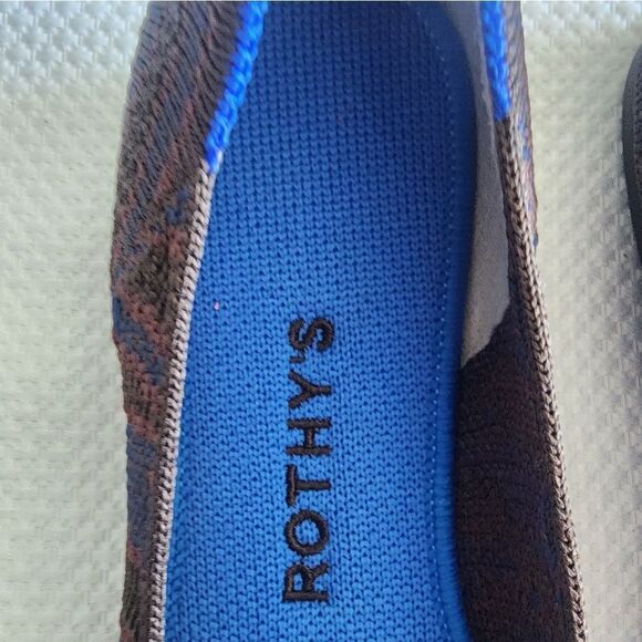 Rothy's Women's Flats in Blue, Purple, and Orange - Picture 5 of 12